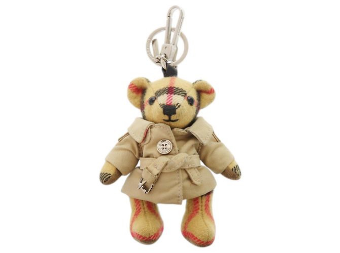 Chaveiro Burberry Thomas Bear Charm Bege