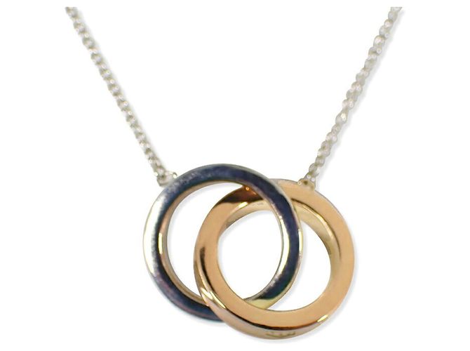 Autre Marque Tiffany & Co. 1837 Interlocking Circle Halskette