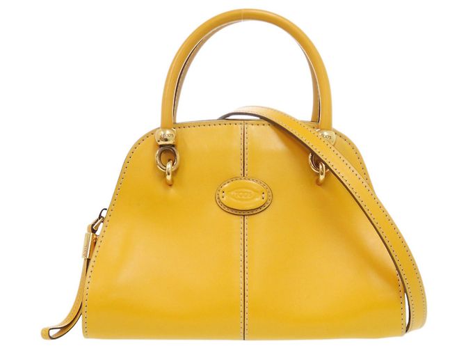 Borsa a mano Tod's 2-Way Sera in pelle gialla Giallo
