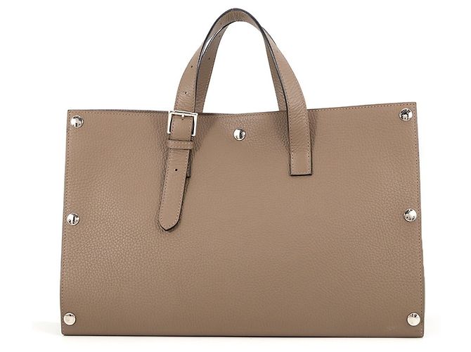 Hermès Bolso Hermes Sac Vello en Etoupe Gray Gris pardo