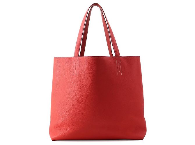 Hermès Sac à main Hermes Double Sens en Bougainvillier