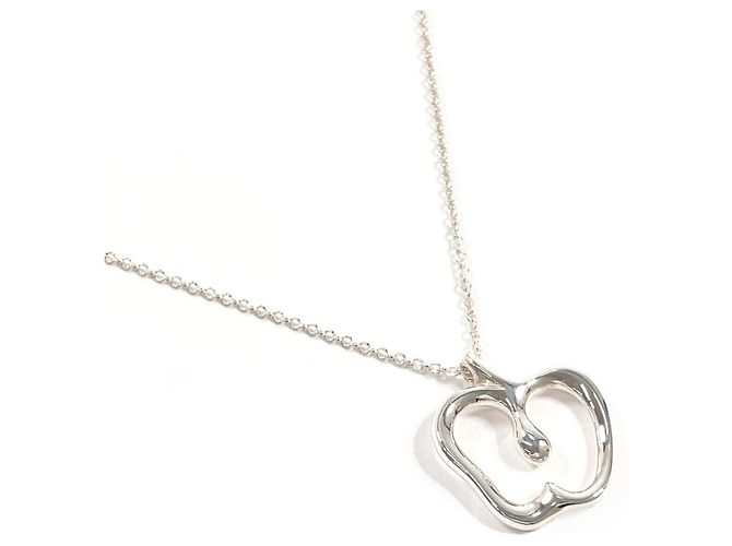 Autre Marque Tiffany & Co. Elsa Peretti Apple Halskette Silber