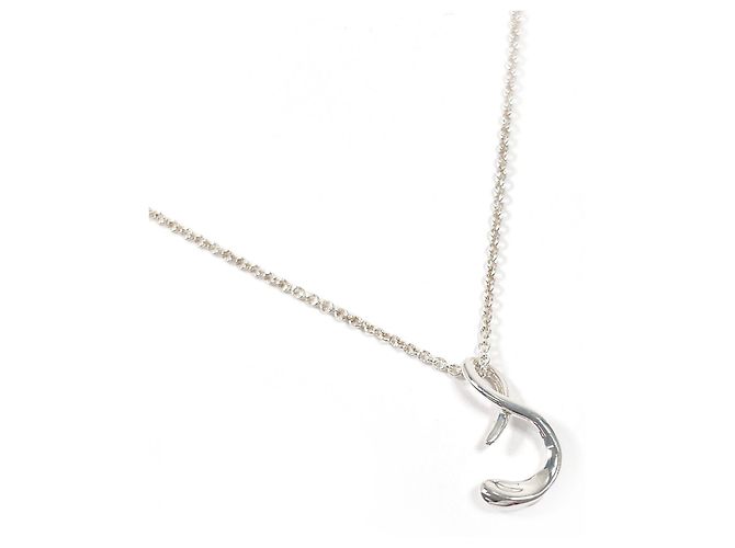 Autre Marque Collar Letra S Alphabet Tiffany & Co. Plata