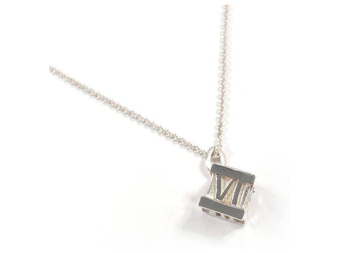 Autre Marque Colar Tiffany Atlas Cube em Prata 925