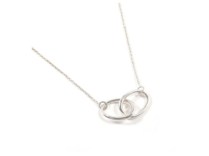 Autre Marque Colar Elsa Peretti Double Loop da Tiffany Prata