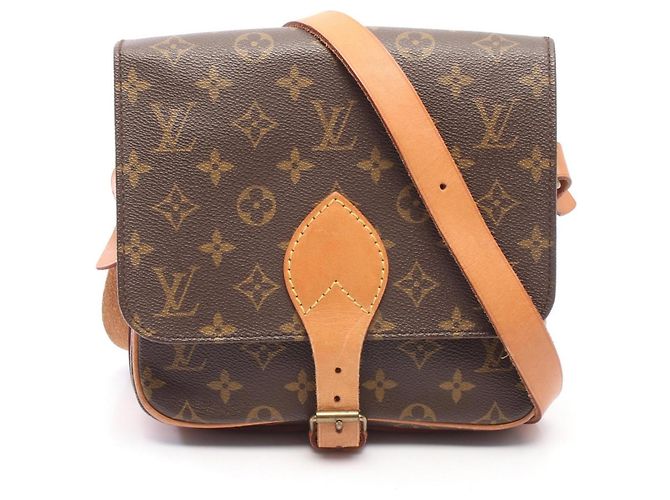 Bolsa de Ombro Louis Vuitton Cartouchiere MM Marrom