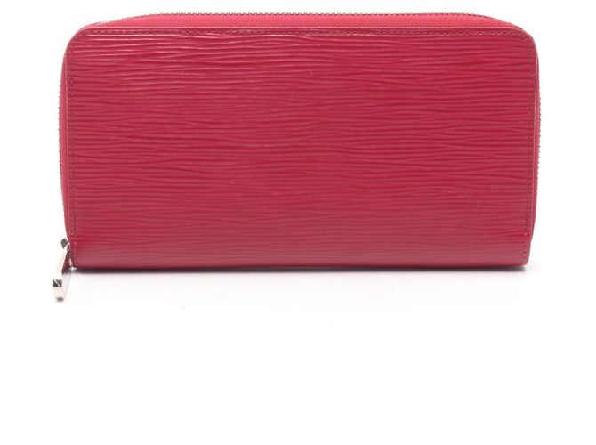 Louis Vuitton Epi Fuchsia Long Bi-fold Wallet Pink