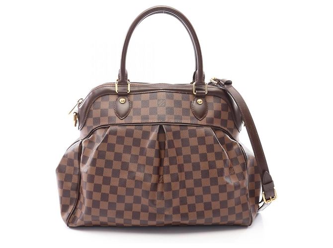 Bolsa 2-Way Louis Vuitton Trevi GM Damier Ebene Marrom