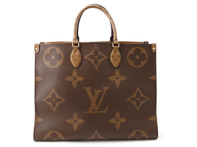 Louis Vuitton Monogram Reverse Giant OnTheGo GM Tote Bag Rot