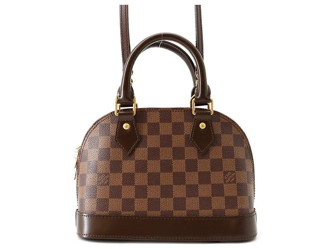 Bolsa Louis Vuitton Alma BB Marrom Damier ebene