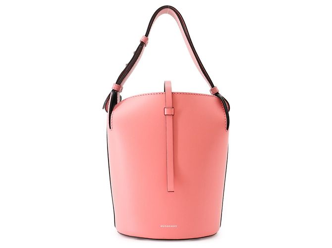 Borsa a secchiello Burberry Canopy Rosa