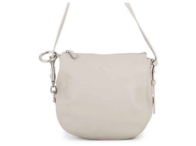 Bolsa de Ombro Burberry Night Small em couro Cinza
