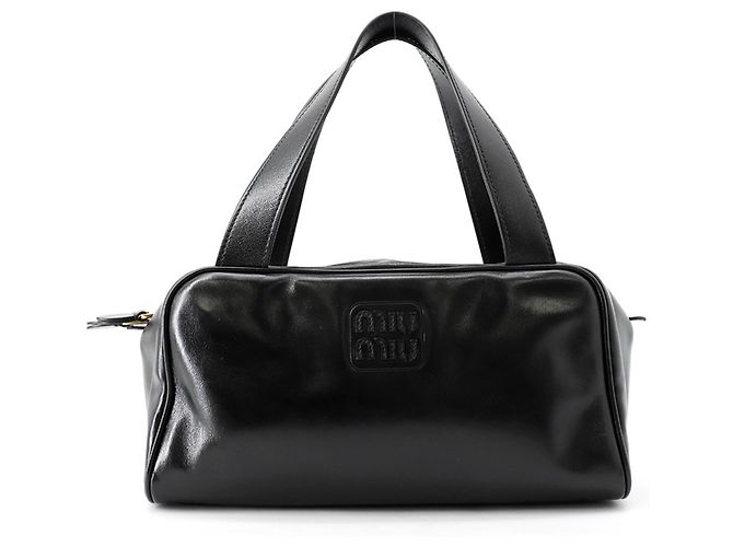 mala Bowling Miu Miu Preta Preto