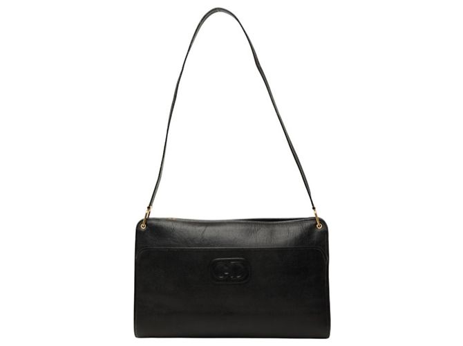 Borsa monospalla Christian Dior Dior CD Logo Nero