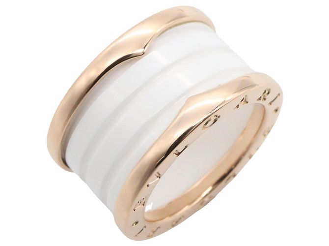Bulgari Bvlgari B-zero1 Ring Weiß Golden