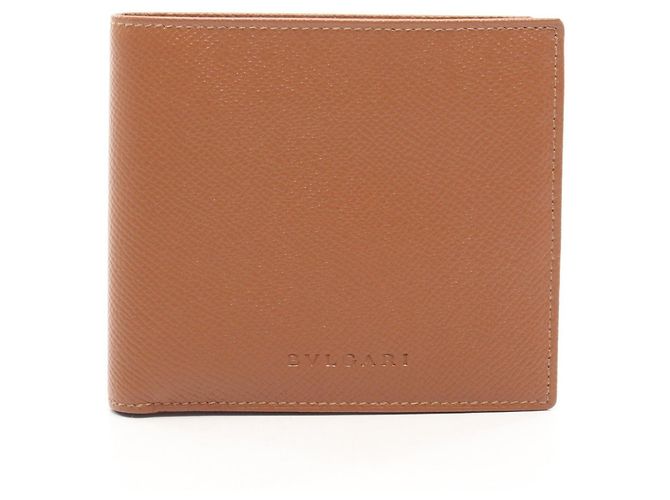 Bulgari Bvlgari Bi-fold Wallet Brown