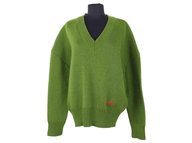 Pull Ami en laine vert homme M