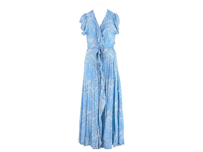 Melissa Odabash Maxikleid aus Viscose Blau