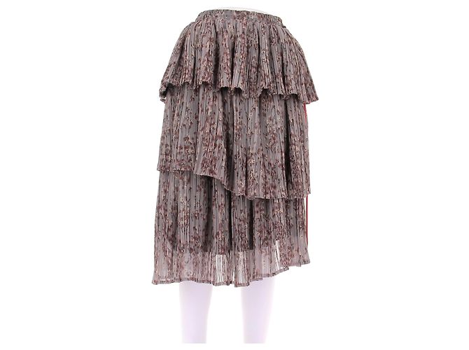 Autre Marque Falda doble rosa Y PROJECT
