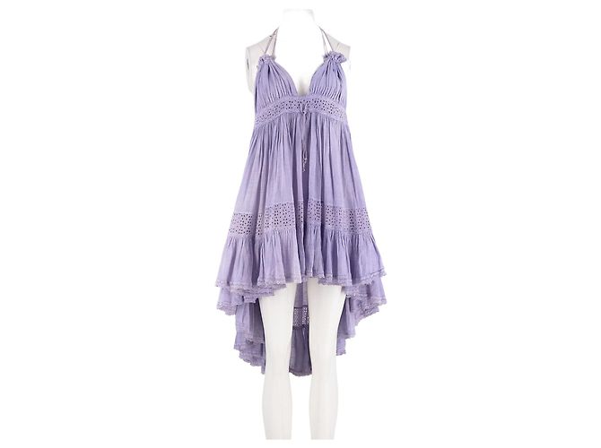 Autre Marque SUNDAY Leinenkleid Lila