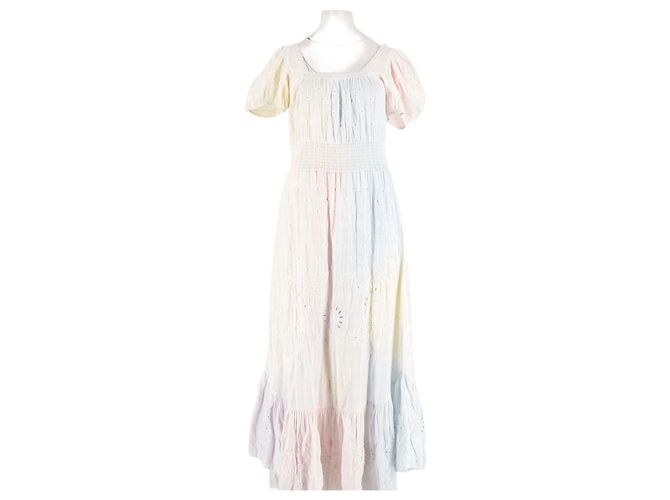 Autre Marque Vestido de algodón blanco LOVE SHACK FANCY