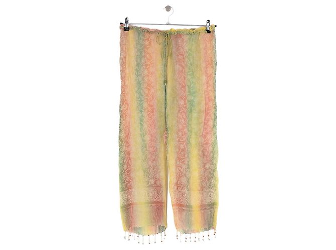 Autre Marque Mehrfarbige Seidenhose Mehrfarben