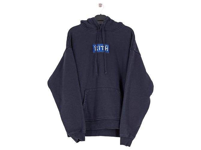 Autre Marque Camisola KITH de algodão azul marinho