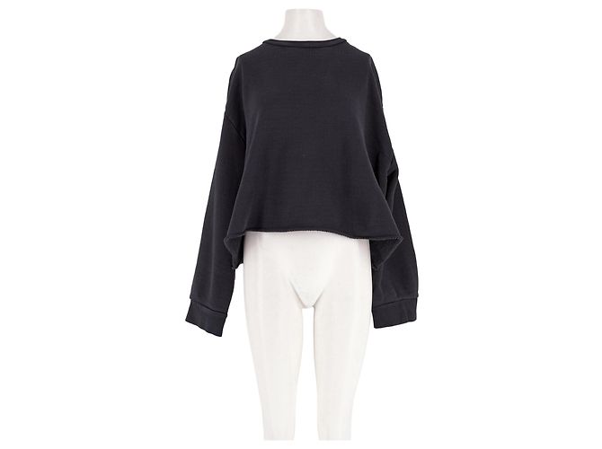 Autre Marque Camisola de algodão preta RAEY Tamanho S Preto