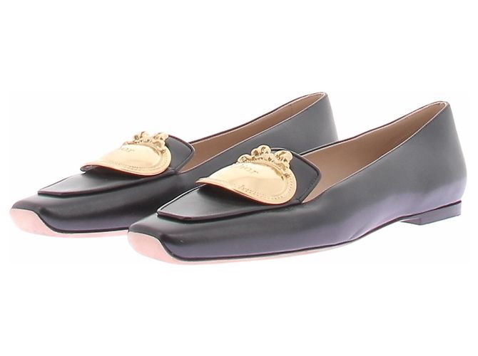 Christian Dior Mocassin Dior Médaillon Buckle Black