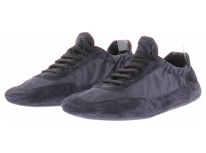 Prada Sneakers élastiques Collapse Bleu Marine