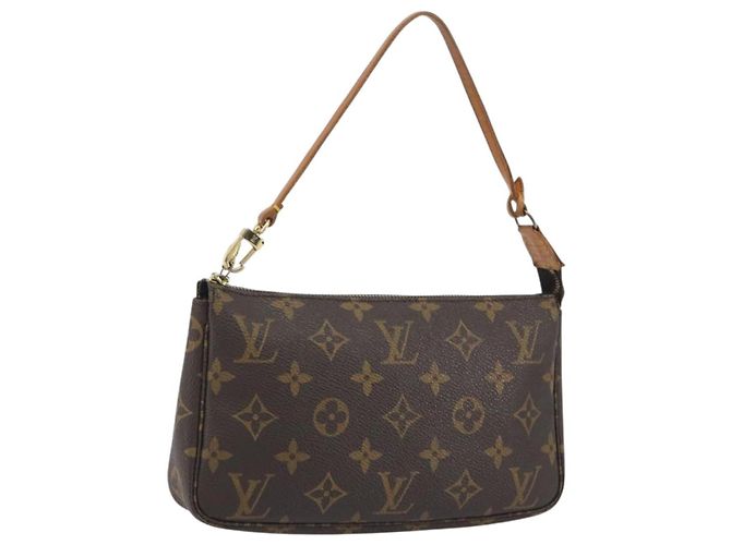 LOUIS VUITTON Monogram Pochette Accessoires Pouch M51980 LV