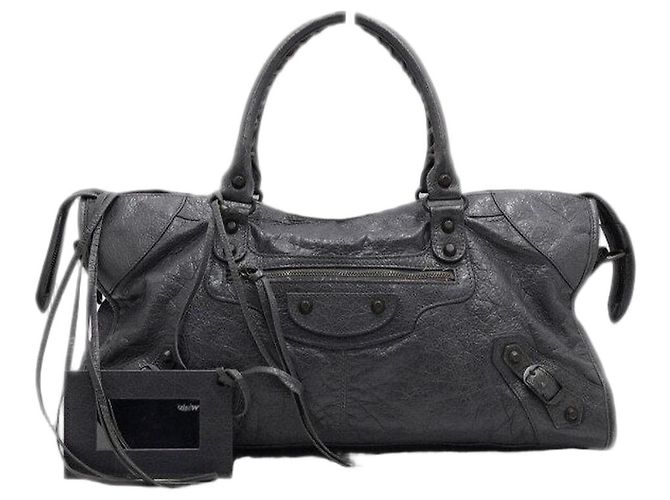 Balenciaga Bolsa City Cinza