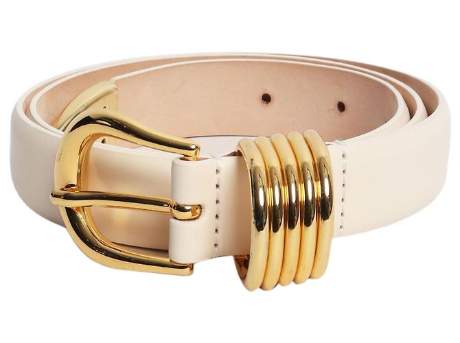Autre Marque Ceinture Hollyhock crème Écru