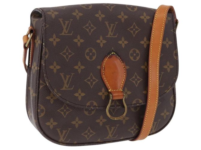 LOUIS VUITTON Monogram Saint Cloud GM Shoulder Bag M51242 LV