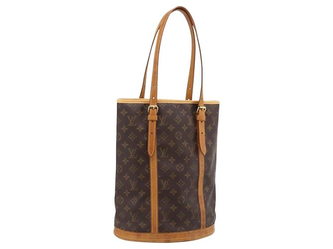 LOUIS VUITTON Monogram Bucket GM Shoulder Bag M42236 LV
