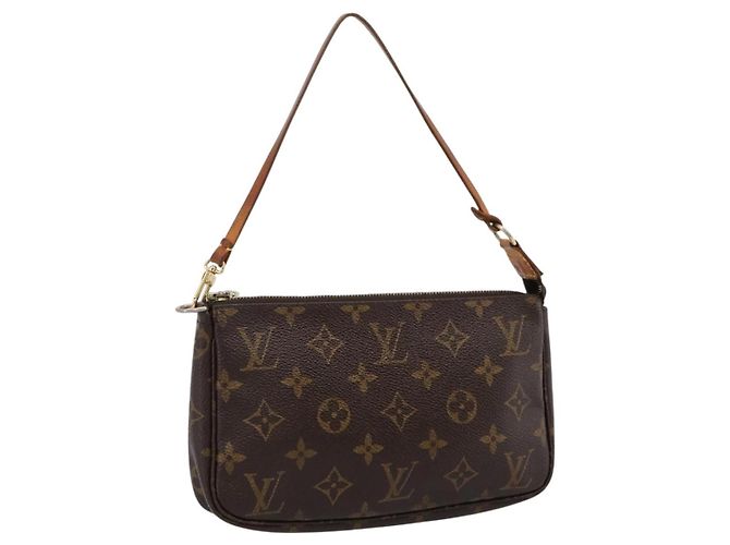 LOUIS VUITTON Monogram Pochette Accessoires Pouch M51980 LV
