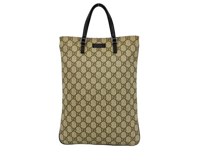 Gucci Shopper aus braunem Leder