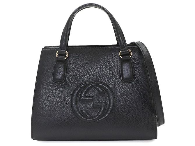 Bolso Gucci Soho Interlocking G Negro