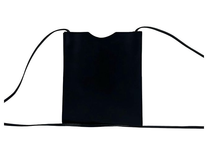 Hermès Borsa a tracolla mini Hermes Onimetou in pelle Box Calf Nero