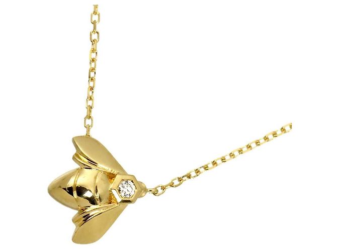 Collier Chaumet Bead Diamond Doré