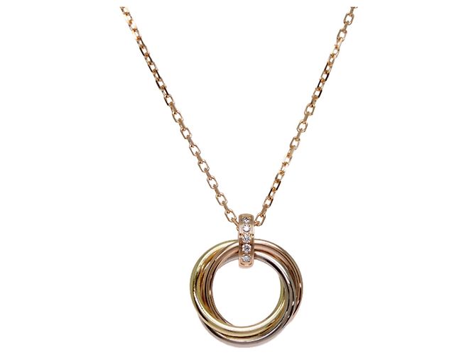 Collar Cartier Trinity para mujer con diamantes