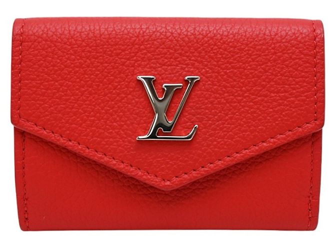 Louis Vuitton Portefeuille Lock Mini Tri-fold Wallet Roja