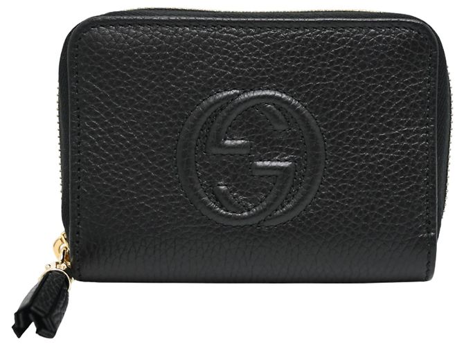 Monedero Gucci Soho Interlocking G Negro