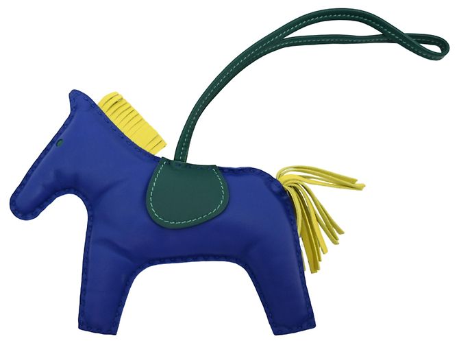 Hermès Hermes Rodeo Charm GM Blu D'oro