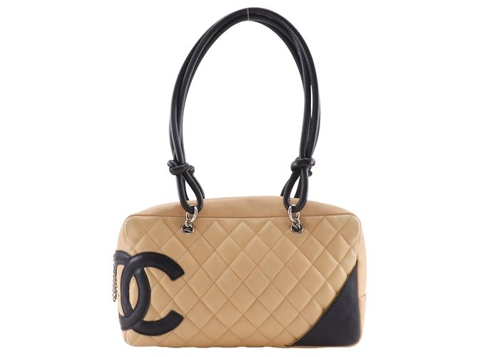 Borsa a tracolla Chanel Cambon Ligne Beige