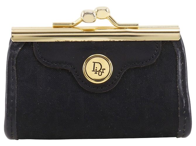 Portamonete Christian Dior Trotter Nero