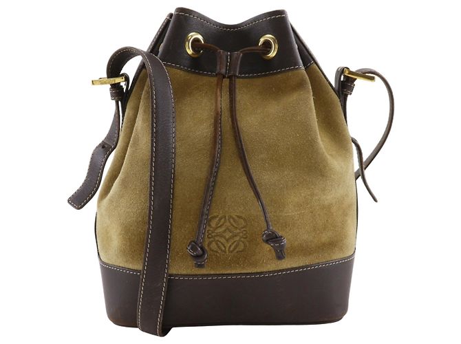 Sac à épaule Loewe Anagram Beige