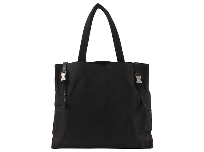 Prada Black Nylon Tote Bag