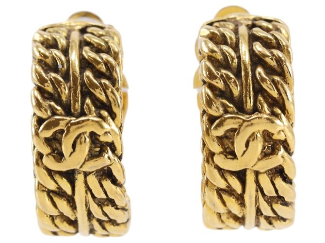 Orecchini a clip Chanel Coco Mark D'oro