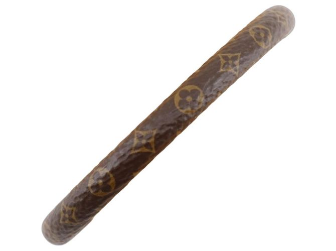 Pulseira com Pingentes Monogram Louis Vuitton Marrom Dourado Monograma